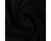 60 cm Reststück Micro-Fleece FIONA, einfarbig, schwarz
