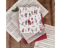 Baumwollstoff WEIHNACHTSMUSIKANTEN, Silke Leffler, Acufactum