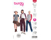 Schnittmuster Shirt mit abgesetzten Ärmeln, burda easy 6028