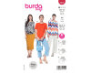 Schnittmuster Shirt mit Wasserfallausschnitt, burda easy 5926