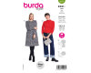 Schnittmuster Kleid & Shirt mit Teilungsnähten, burda style 5677