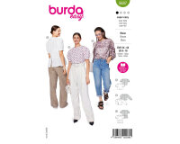 Schnittmuster Bluse mit Puffärmeln, burda easy 5687
