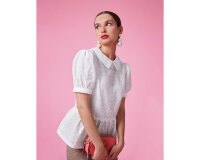 Schnittmuster Bluse mit Puffärmeln, burda easy 5687