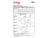 Schnittmuster Bluse mit Puffärmeln, burda easy 5687