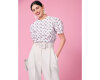 Schnittmuster Bluse mit Puffärmeln, burda easy 5687