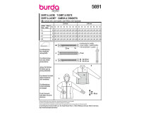 Schnittmuster Sportshirt und Jacke, burda style 5691