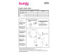 Schnittmuster Blusenshirt ohne Knopfleiste, burda style 5701