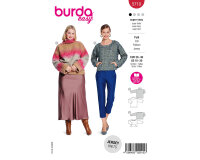 Schnittmuster kuscheliger Pullover, Rollkragen, burda 5710