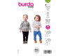 Schnittmuster für Kinderjacke mit Rüschen, burda kids 9203