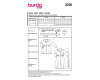 Schnittmuster Kleid für Kinder mit Gürtel, burda kids 9206