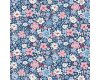 Patchworkstoff VILLAGE LIFE, Vintage-Blumen, dunkelblau, Tilda