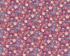 Patchworkstoff VILLAGE LIFE, Vintage-Blumen, weinrot, Tilda