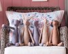 Puppenstoff DOLL FABRIC, einfarbig, sand, Tilda