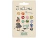 Knopf-Set BRIE BASICS, 10 mm, Tilda