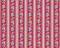 Precuts Fat Quarter Baumwollstoff VILLAGE LIFE, rot, Tilda