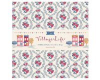 Precuts: Fabric Stack, Baumwollstoff, VILLAGE LIFE, Tilda