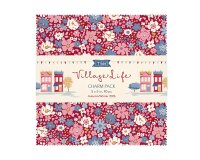 Precuts Charme Pack Baumwollstoff VILLAGE LIFE, Tilda