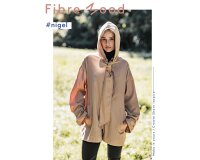 Viskose-Webstoff BAMBUS, Nadelstreifen, beige, Fibre Mood