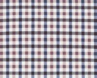Baumwollstoff TRENCH CHECK, Karo, blau-braun, Fibre Mood