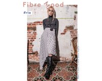 Baumwollstoff TRENCH CHECK, Karo, blau-braun, Fibre Mood