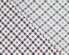 Baumwollstoff TRENCH CHECK, Karo, blau-braun, Fibre Mood