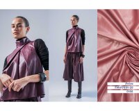 Kunstleder VEGAN LEATHER, weinrot, Fibre Mood