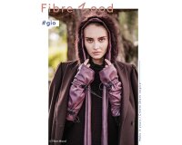Kunstleder mit Stretch VINTAGE LEATHER, aubergine, Fibre...