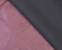 Kunstleder mit Stretch VINTAGE LEATHER, aubergine, Fibre Mood