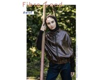 Kunstleder mit Stretch VINTAGE LEATHER, dunkelbraun,...