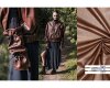 Kunstleder mit Stretch VINTAGE LEATHER, dunkelbraun, Fibre Mood