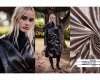 Kunstleder SNAKE LEATHER, Schlangenhaut, schwarzbraun, Fibre Mood