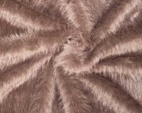 Fellimitat KNIT FUR, dunkelbraun, Fibre Mood