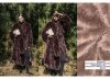 Fellimitat KNIT FUR, dunkelbraun, Fibre Mood