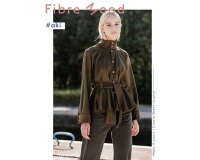 Wildleder-Imitat mit Stretch SUEDE, olive, Fibre Mood
