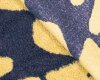Teddyplüsch WEAVE, Zackenmuster, dunkelblau, Fibre Mood