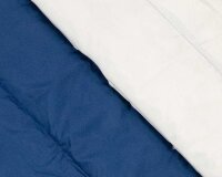 Doubleface-Steppstoff QUILTED, gesteppte Querstreifen, blau, Fibre Mood