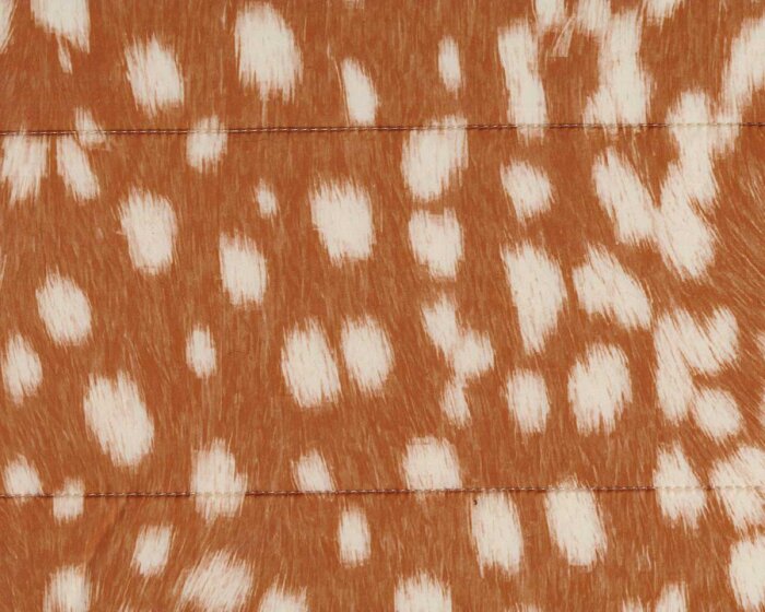 Doubleface-Steppstoff BAMBI, Rehflecken, rotbraun, Fibre Mood