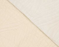 Doubleface-Steppstoff QUILTED, gestepptes Reliefmuster, creme, Fibre Mood