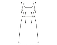 Schnittmuster Kleid & Top mit Knopfleiste, burda 5922