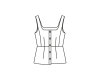 Schnittmuster Kleid & Top mit Knopfleiste, burda 5922