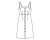 Schnittmuster Kleid & Top mit Knopfleiste, burda 5922