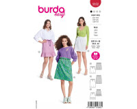 Schnittmuster, Rock mit Kordel, burda style 5832