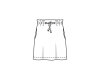 Schnittmuster, Rock mit Kordel, burda style 5832