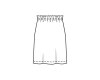 Schnittmuster, Rock mit Kordel, burda style 5832