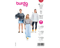 Schnittmuster für drei Langarmblusen, burda easy 5709