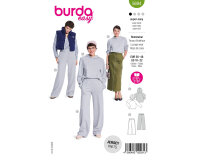 Schnittmuster Homewear-Set Damen, burda easy 5694