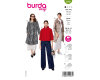 Schnittmuster Mäntel im Retro-Look, burda easy 5688