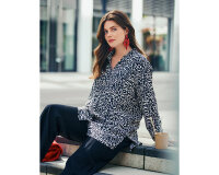 Schnittmuster Bluse & Blusenkleid mit Stehkragen, burda style 5693