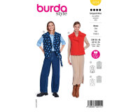 Schnittmuster Weste mit Taschen, burda style 5714
