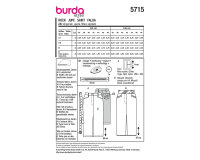 Schnittmuster Jeansrock, burda style 5715
